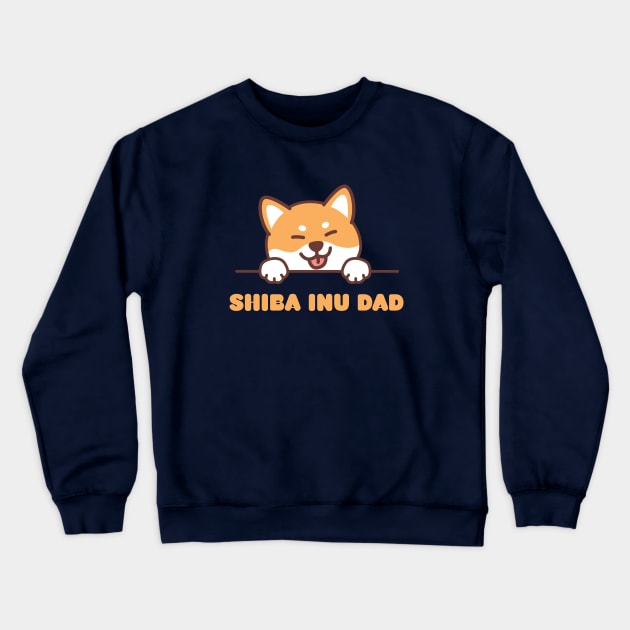 Shiba Inu Dad, Shiba inu mask, Shiba inu owner gift, gift for shiba owner, shiba inu daddy, shiba inu gift Crewneck Sweatshirt by crocozen